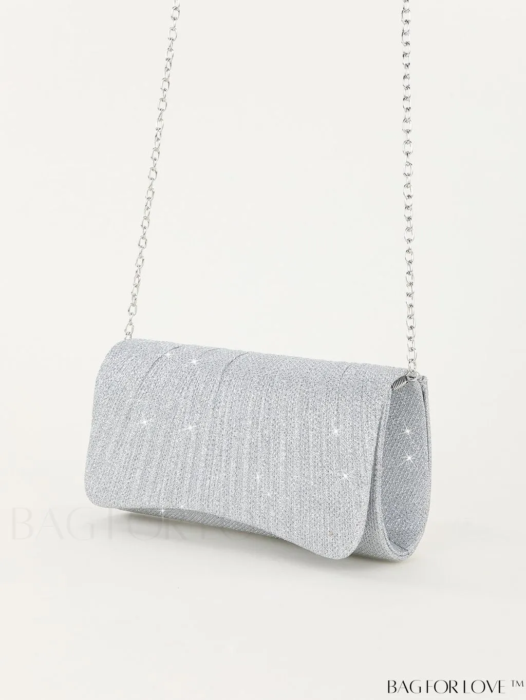 BagForLove - Chic and Compact Glitter Clutch Bag for Parties, Dances, Weddings