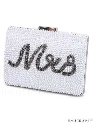 BagForLove - Chic Rhinestone Chain Box Bag - Compact and Glamorous