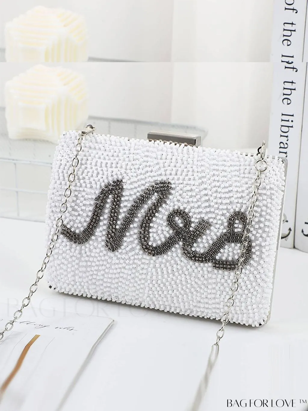 BagForLove - Chic Rhinestone Chain Box Bag - Compact and Glamorous