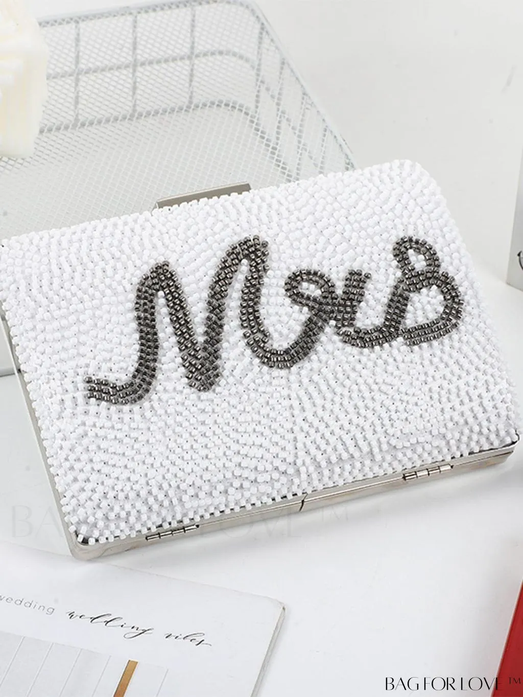 BagForLove - Chic Rhinestone Chain Box Bag - Compact and Glamorous