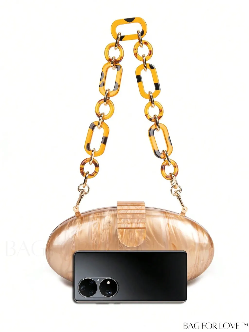 BagForLove - Compact Box Bag with Chic Chain Strap