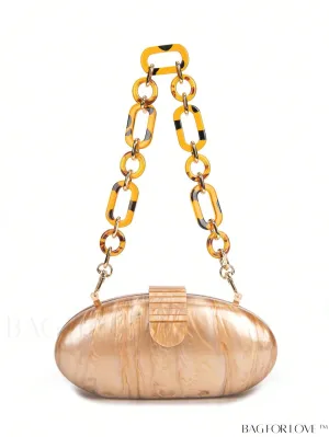 BagForLove - Compact Box Bag with Chic Chain Strap