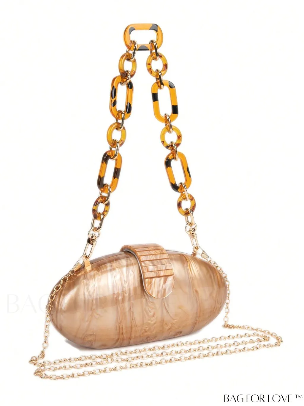 BagForLove - Compact Box Bag with Chic Chain Strap