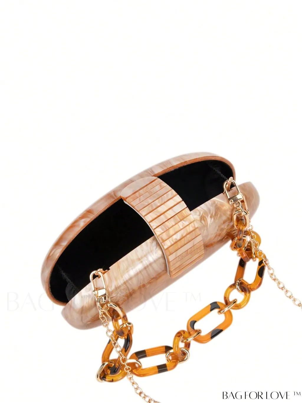BagForLove - Compact Box Bag with Chic Chain Strap