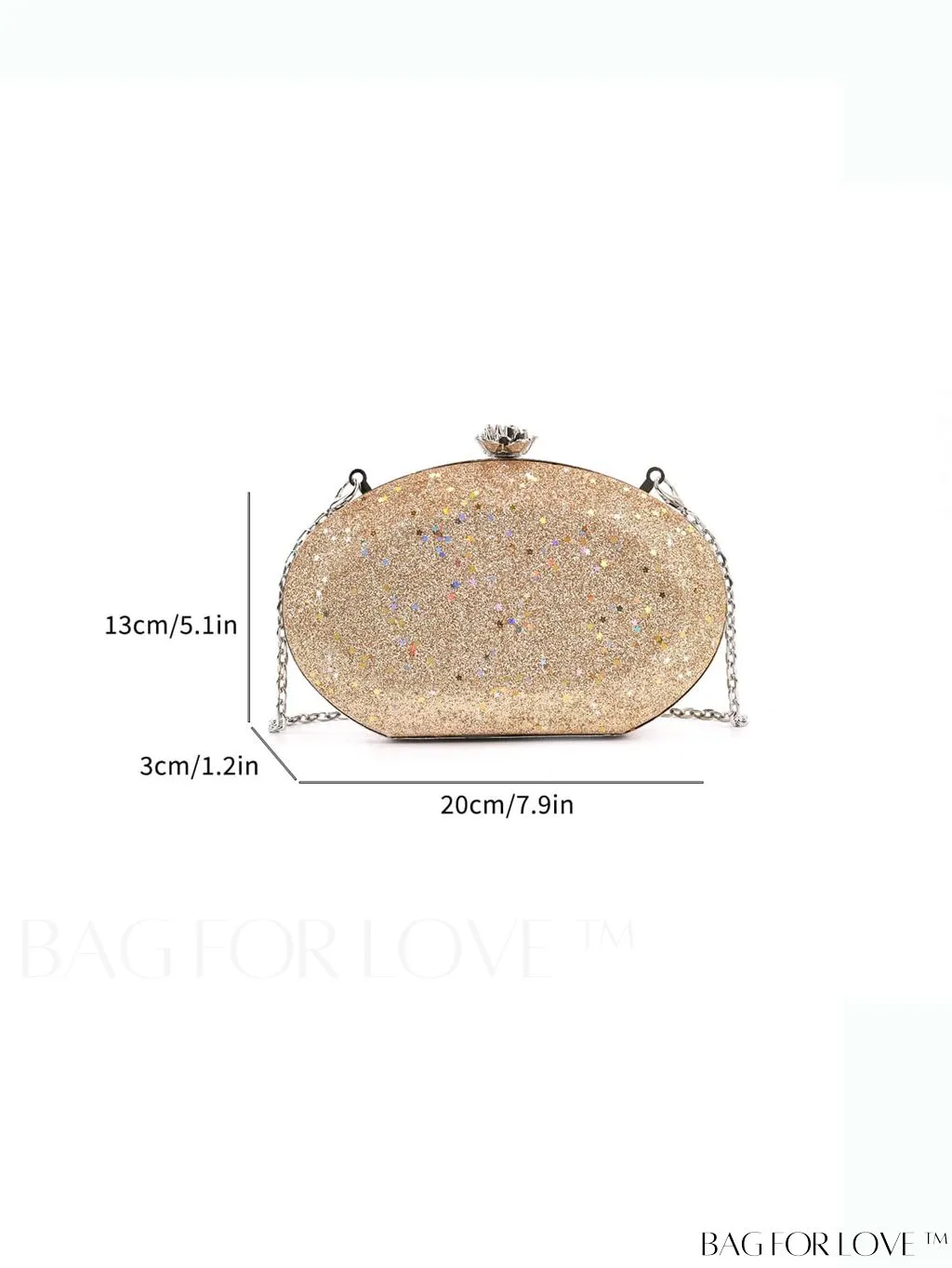 BagForLove - Compact Glam Sequin Womens Evening Clutch - Versatile & Fashionable Accessory