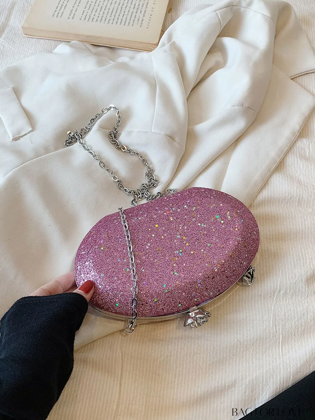 BagForLove - Compact Glam Sequin Womens Evening Clutch - Versatile & Fashionable Accessory