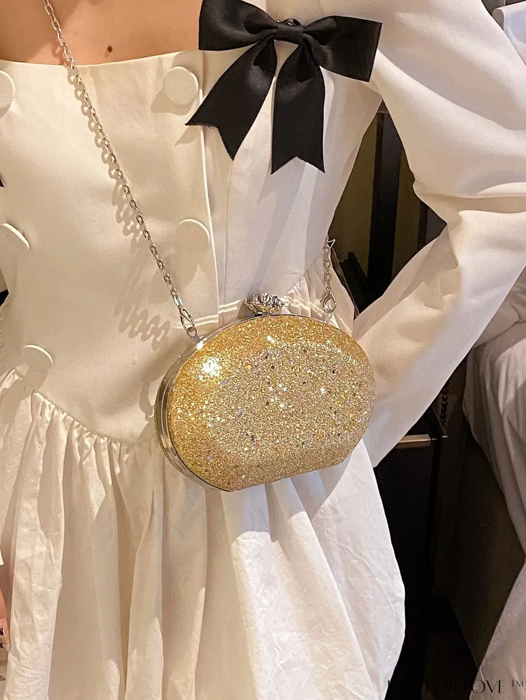 BagForLove - Compact Glam Sequin Womens Evening Clutch - Versatile & Fashionable Accessory