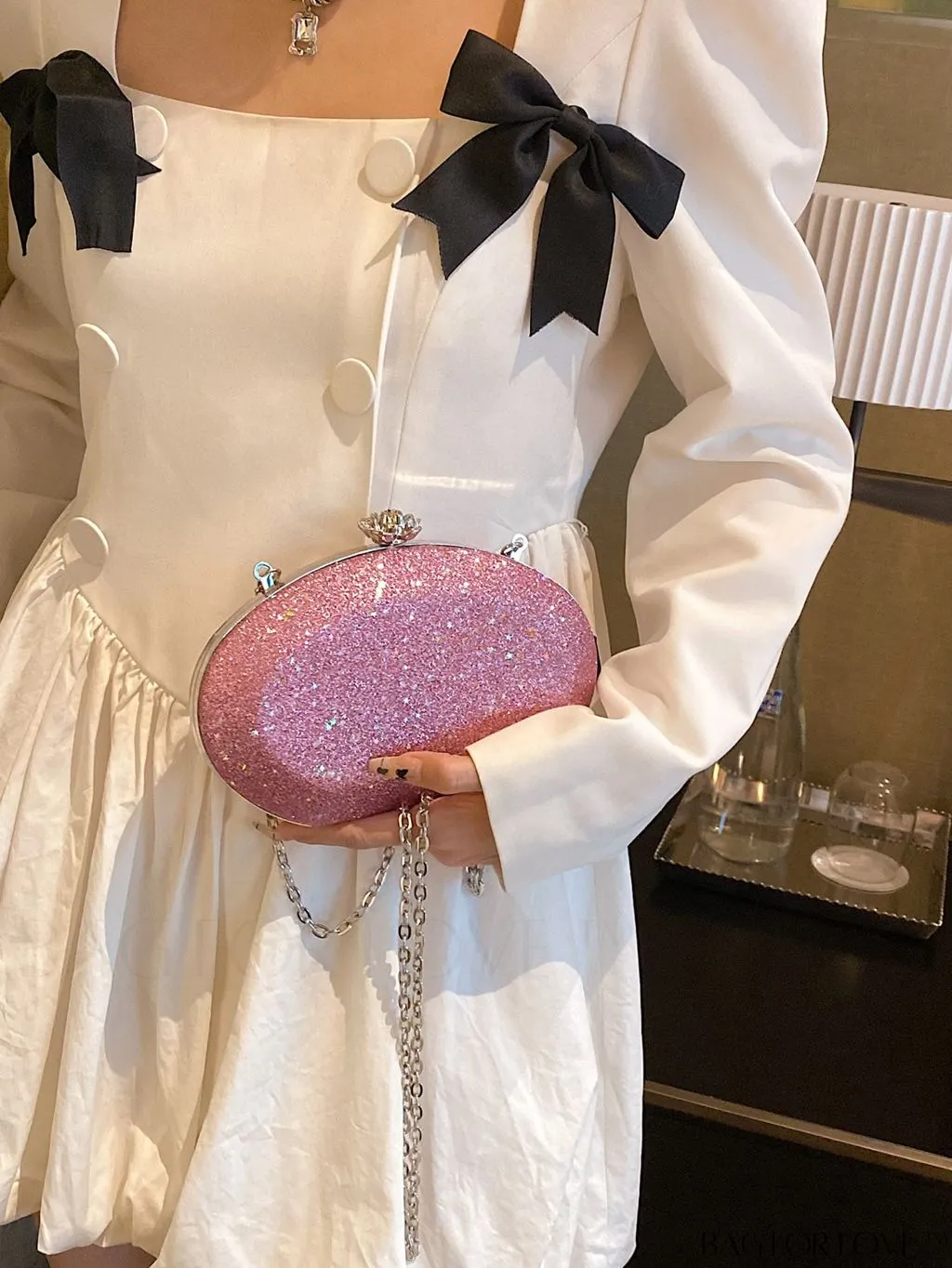BagForLove - Compact Glam Sequin Womens Evening Clutch - Versatile & Fashionable Accessory