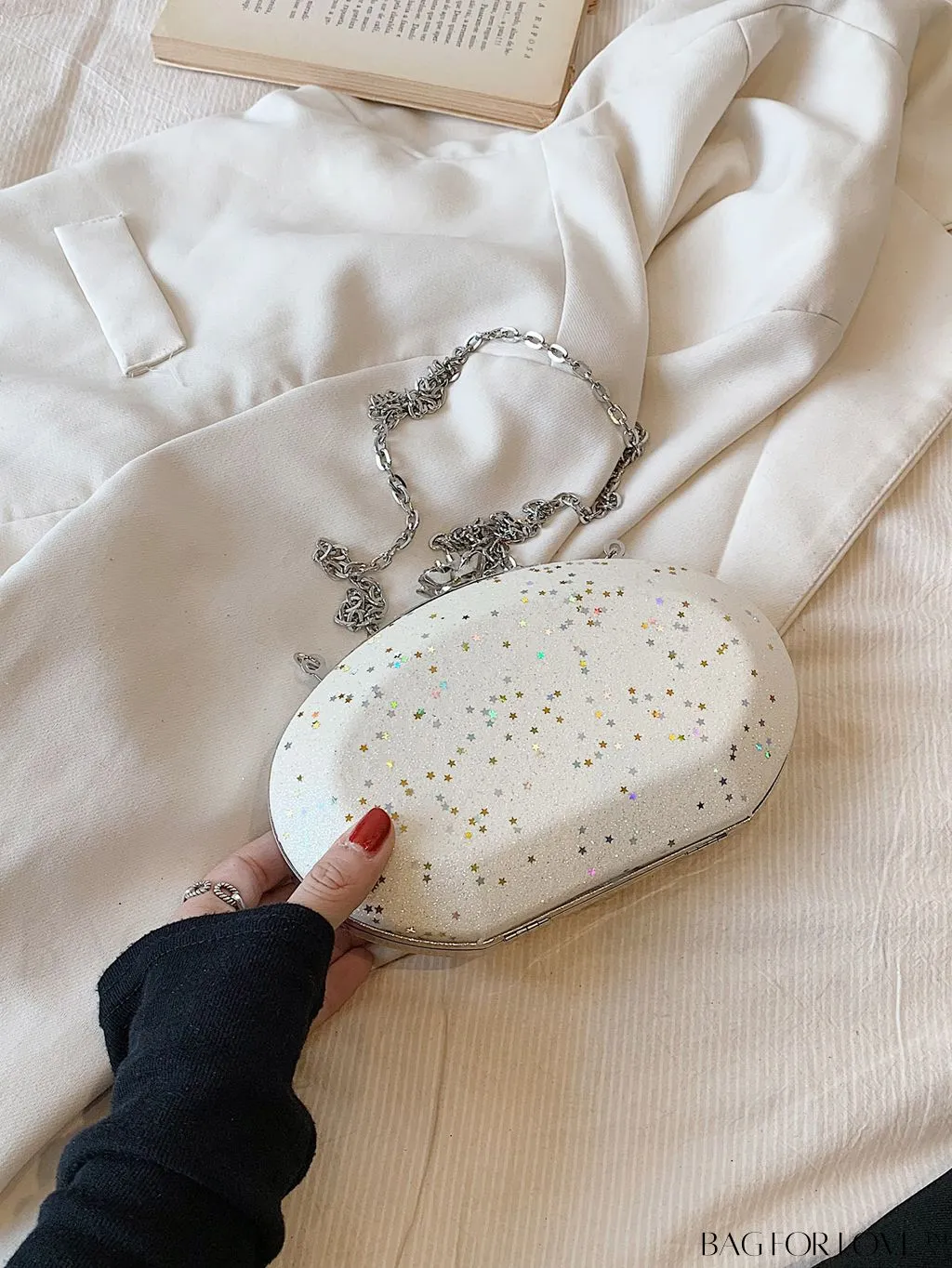 BagForLove - Compact Glam Sequin Womens Evening Clutch - Versatile & Fashionable Accessory