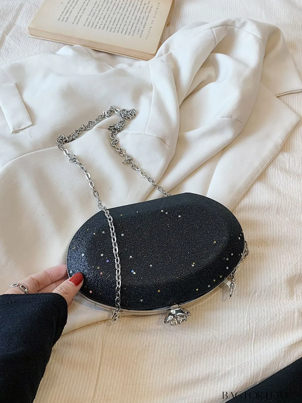 BagForLove - Compact Glam Sequin Womens Evening Clutch - Versatile & Fashionable Accessory