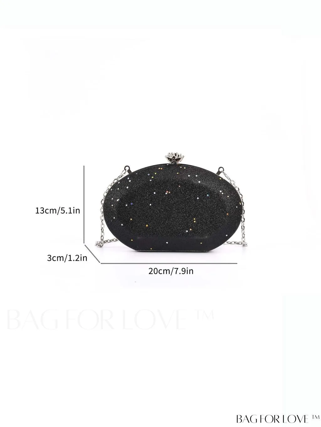 BagForLove - Compact Glam Sequin Womens Evening Clutch - Versatile & Fashionable Accessory