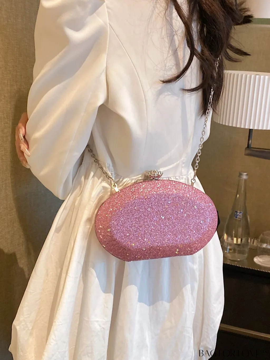 BagForLove - Compact Glam Sequin Womens Evening Clutch - Versatile & Fashionable Accessory
