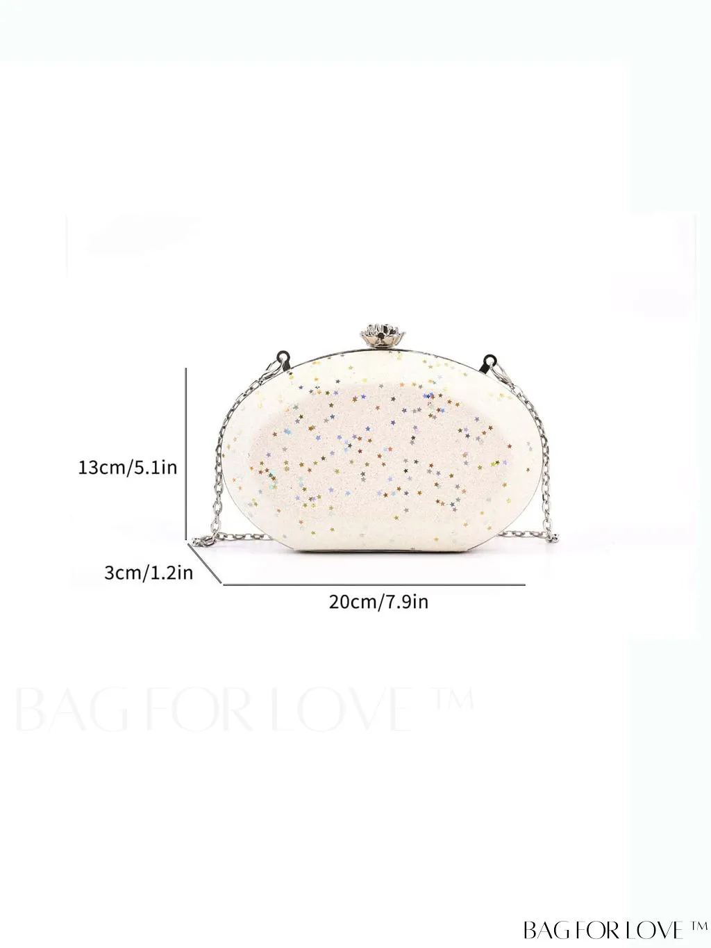 BagForLove - Compact Glam Sequin Womens Evening Clutch - Versatile & Fashionable Accessory
