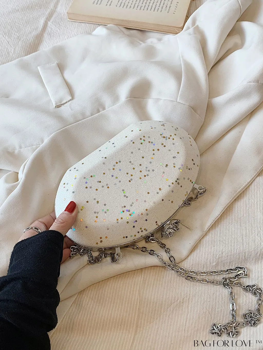 BagForLove - Compact Glam Sequin Womens Evening Clutch - Versatile & Fashionable Accessory