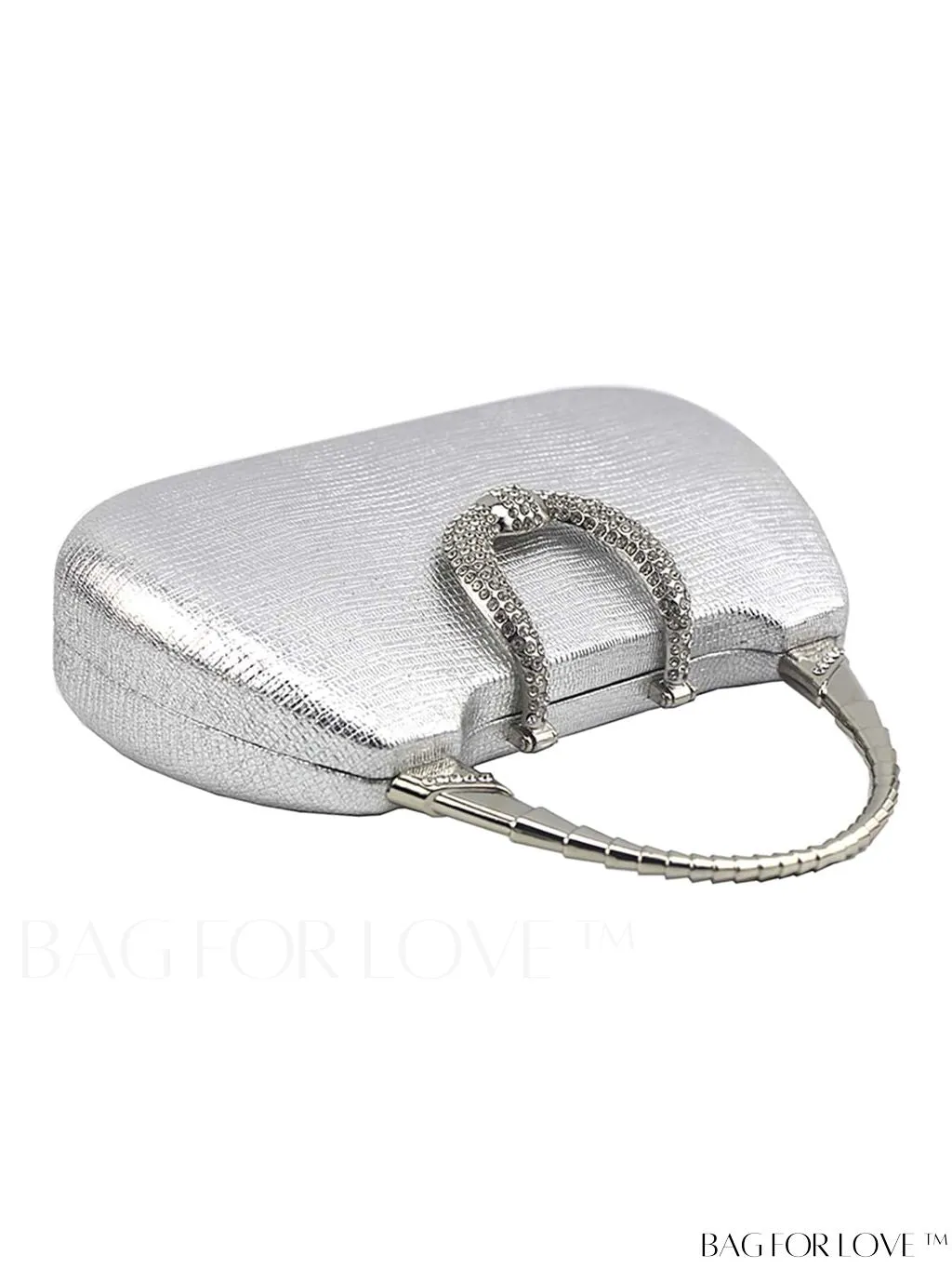 BagForLove - Compact Rhinestone-Adorned Glitter Box Bag