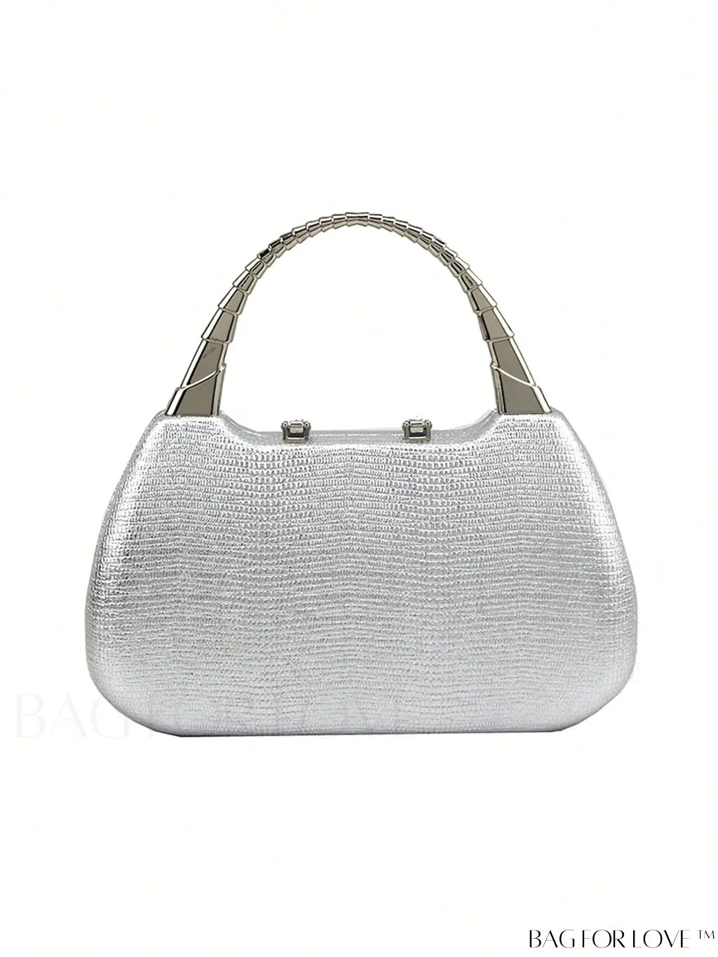 BagForLove - Compact Rhinestone-Adorned Glitter Box Bag