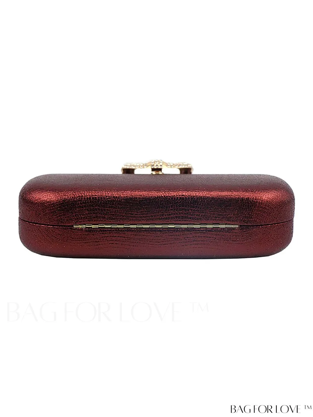 BagForLove - Compact Rhinestone-Adorned Glitter Box Bag