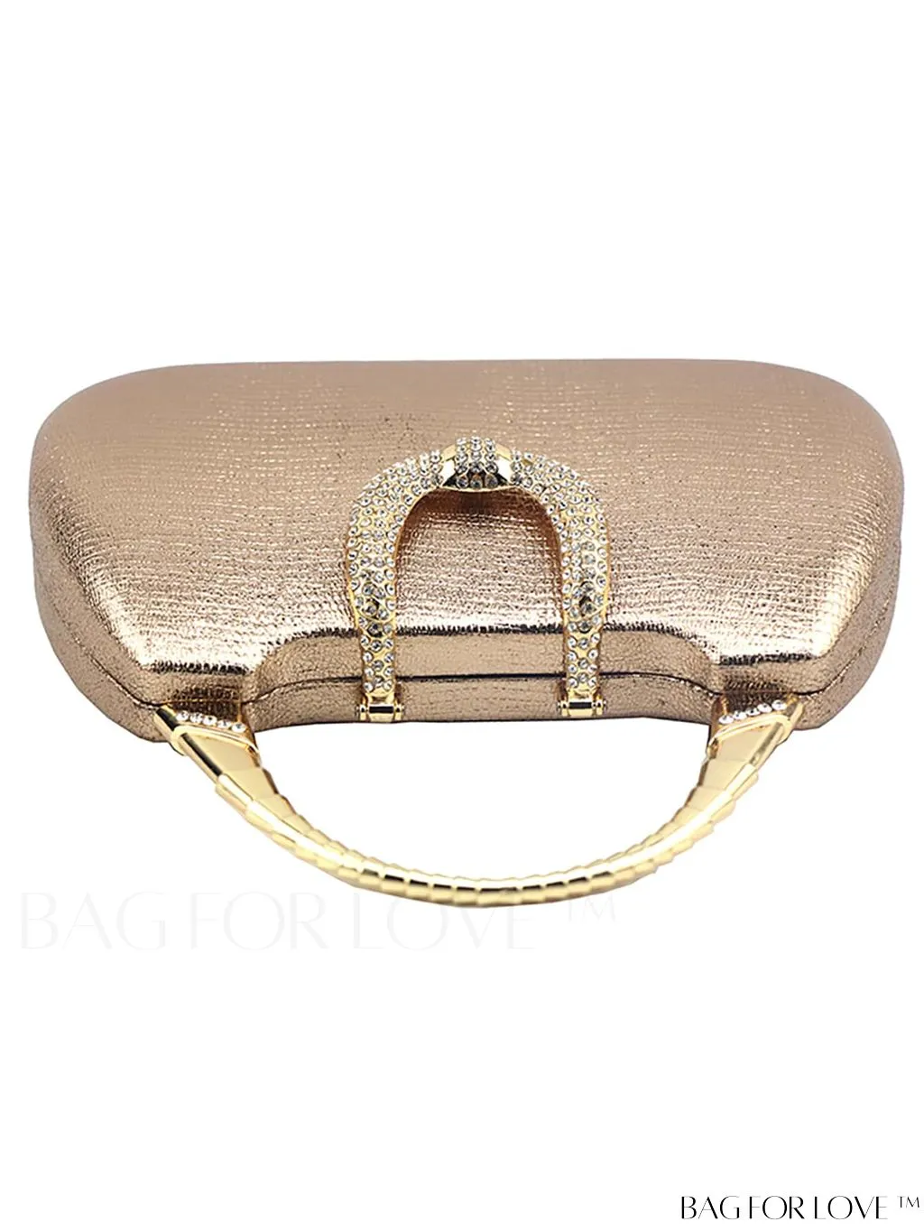 BagForLove - Compact Rhinestone-Adorned Glitter Box Bag