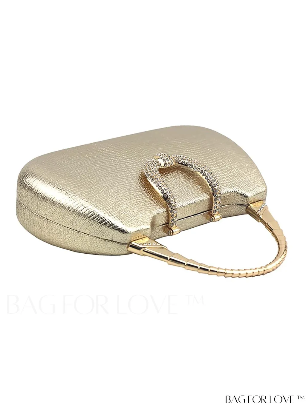 BagForLove - Compact Rhinestone-Adorned Glitter Box Bag
