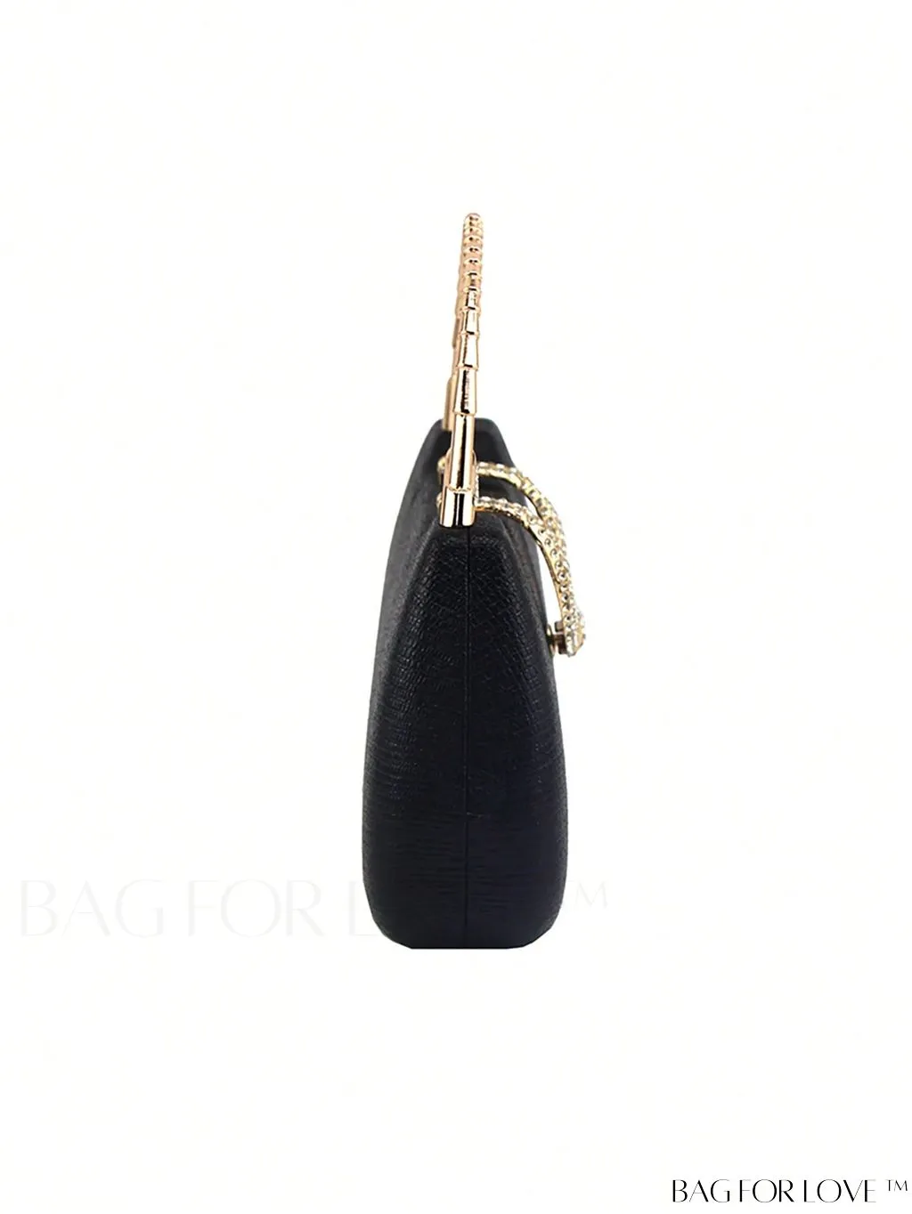 BagForLove - Compact Rhinestone-Adorned Glitter Box Bag