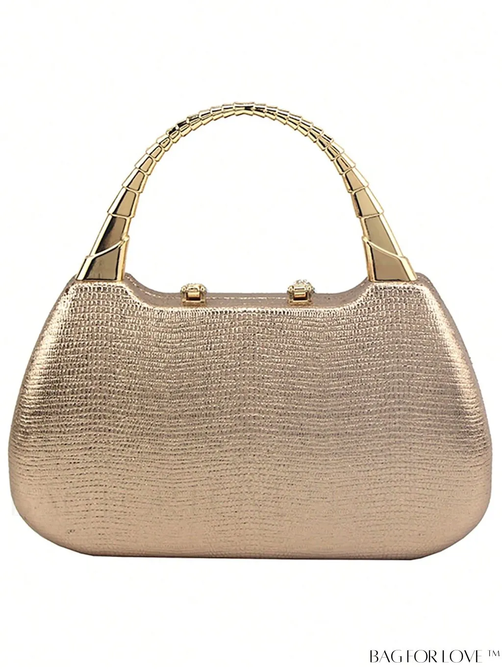BagForLove - Compact Rhinestone-Adorned Glitter Box Bag