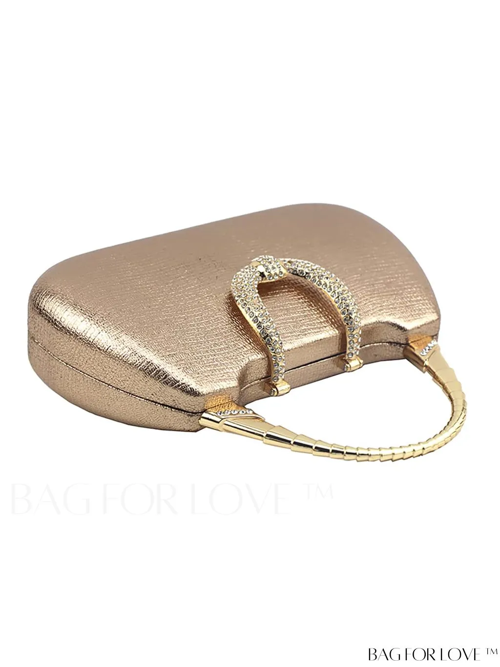 BagForLove - Compact Rhinestone-Adorned Glitter Box Bag
