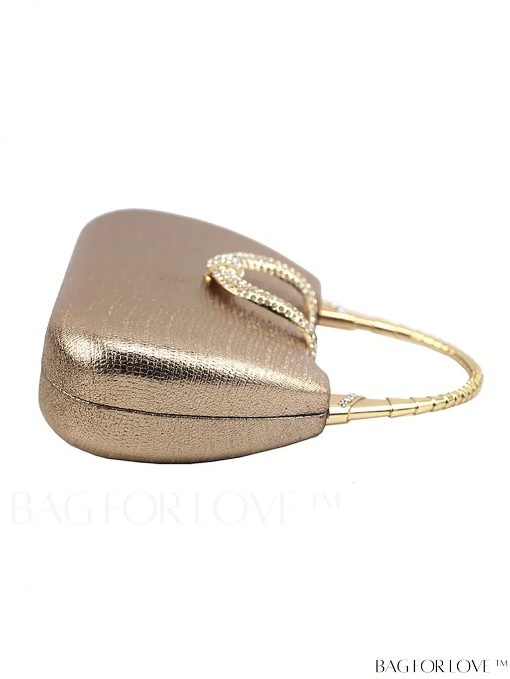 BagForLove - Compact Rhinestone-Adorned Glitter Box Bag