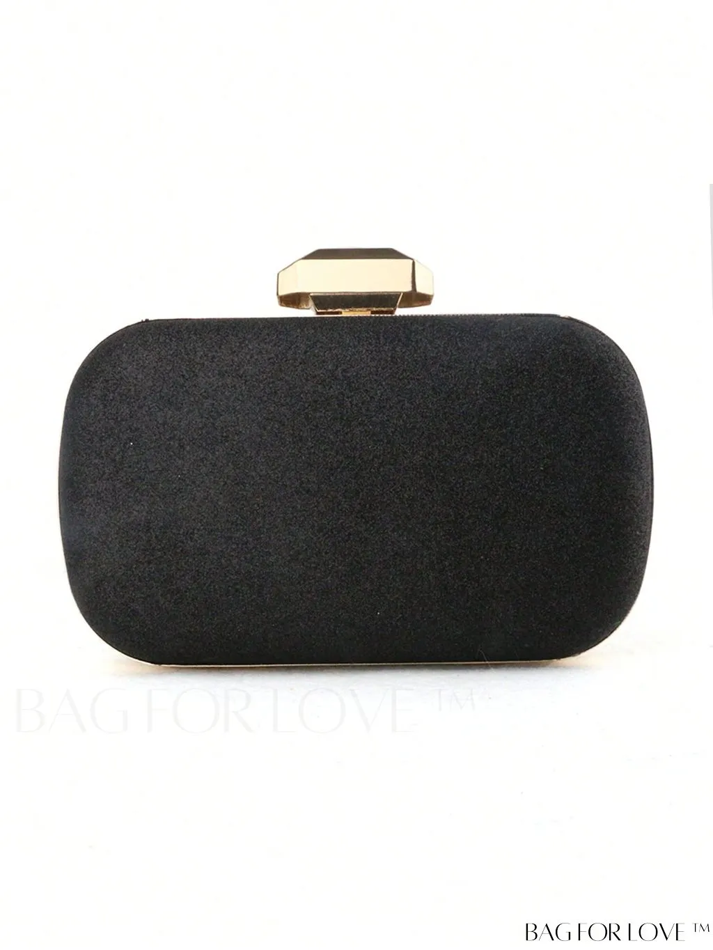 BagForLove - Compact Rhinestone-Embellished Glitter Box Bag with Glamorous Chain - Mini Design