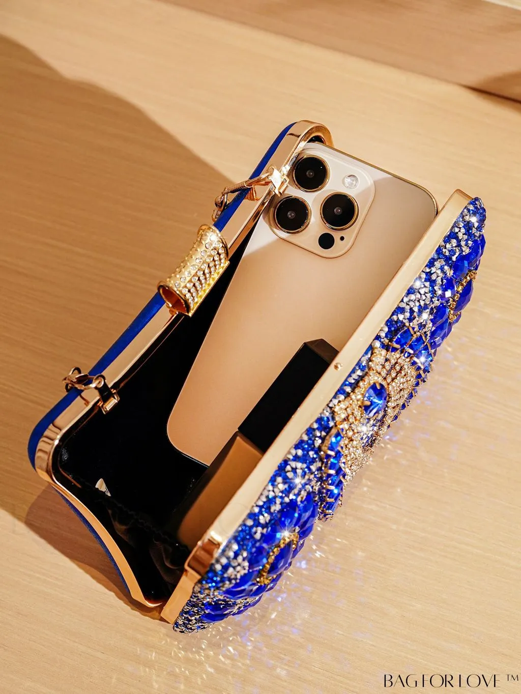 BagForLove - Compact Rhinestone Evening Clutch