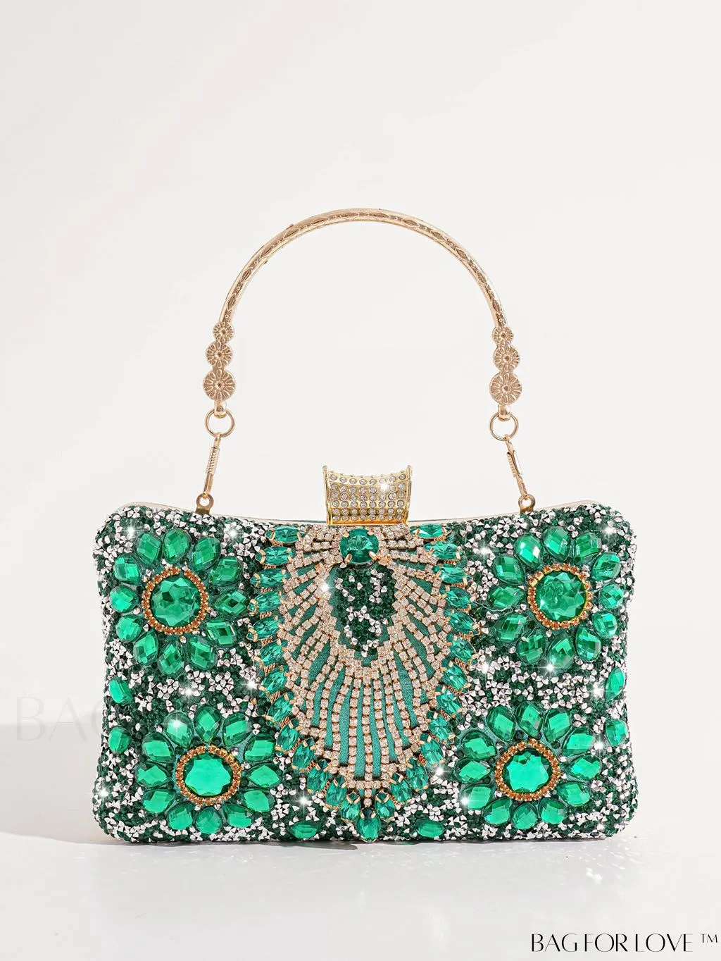 BagForLove - Compact Rhinestone Evening Clutch