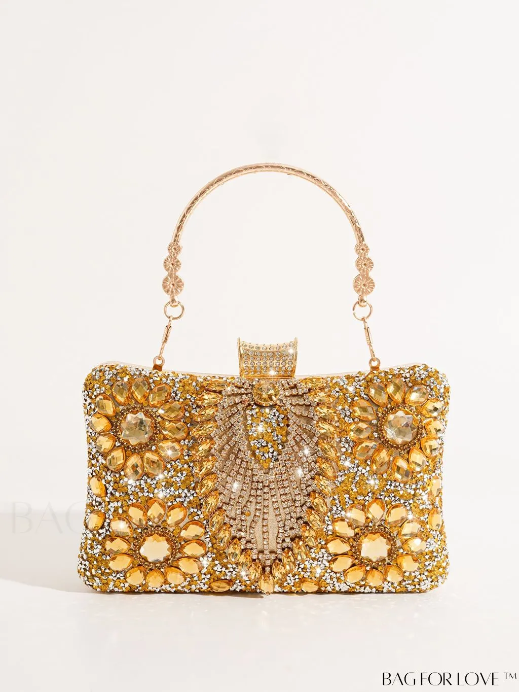 BagForLove - Compact Rhinestone Evening Clutch