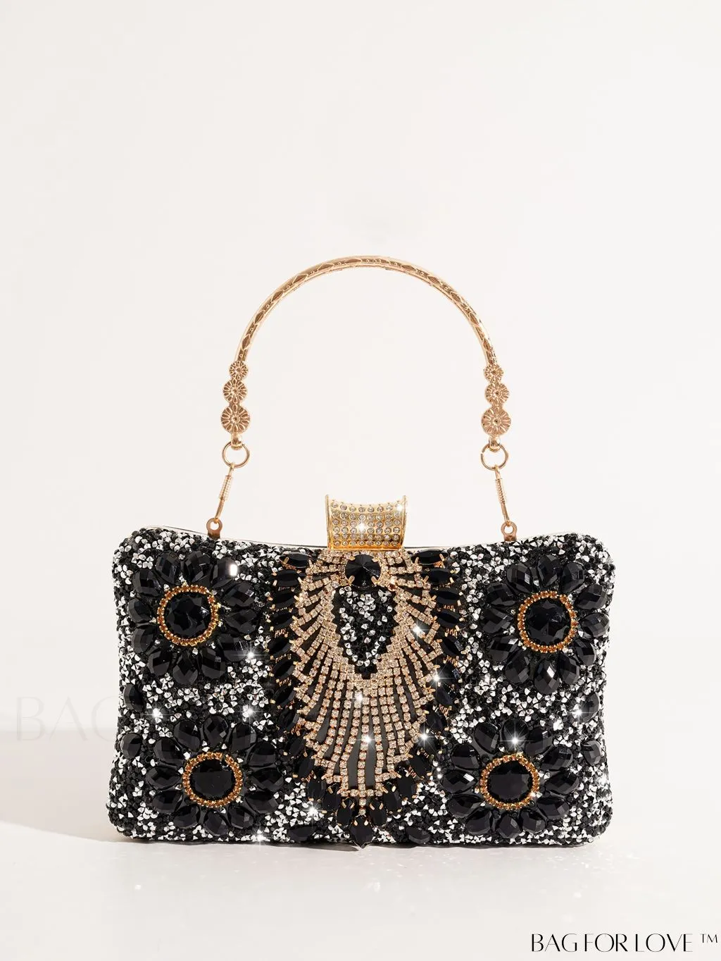 BagForLove - Compact Rhinestone Evening Clutch