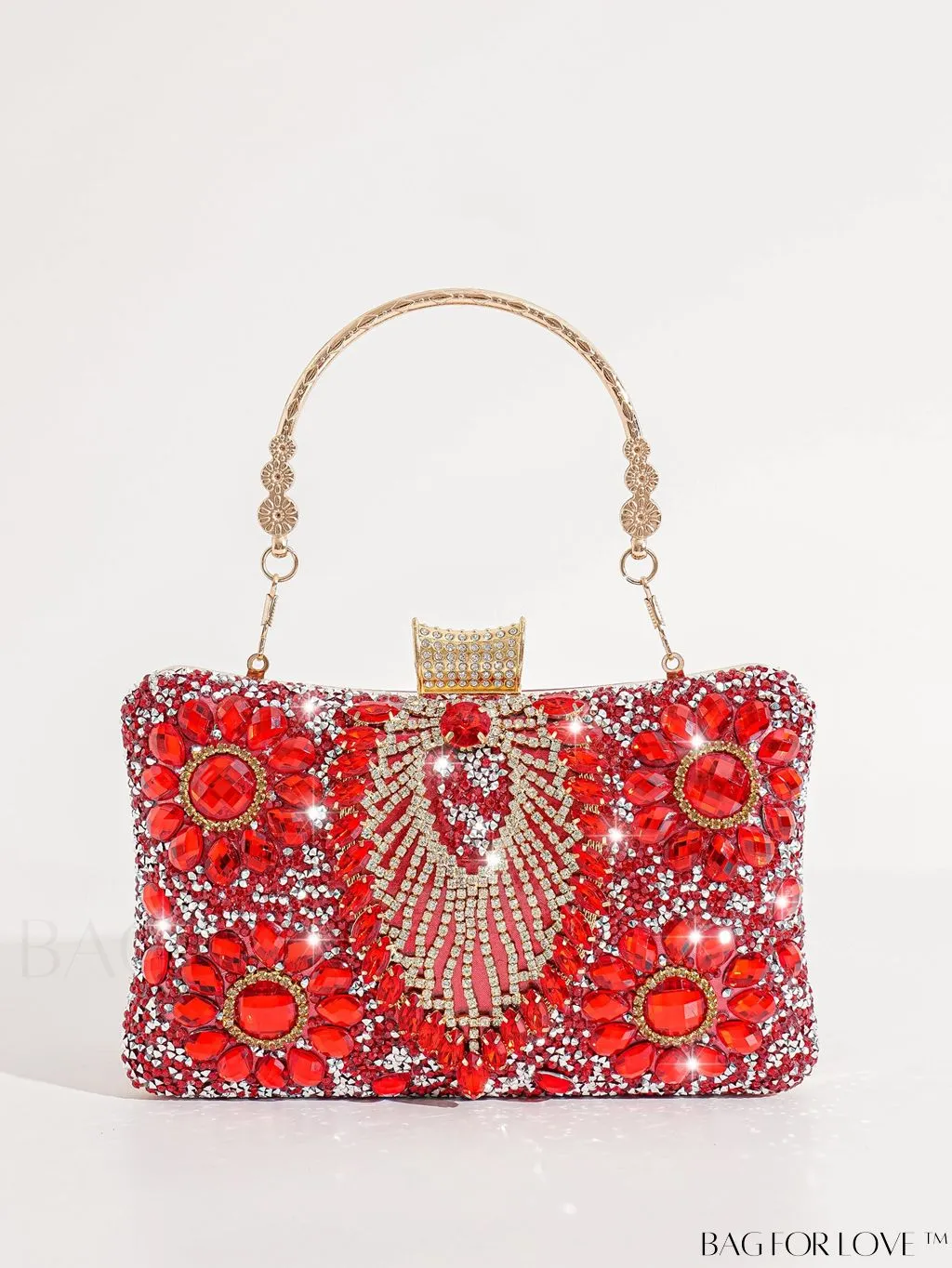 BagForLove - Compact Rhinestone Evening Clutch