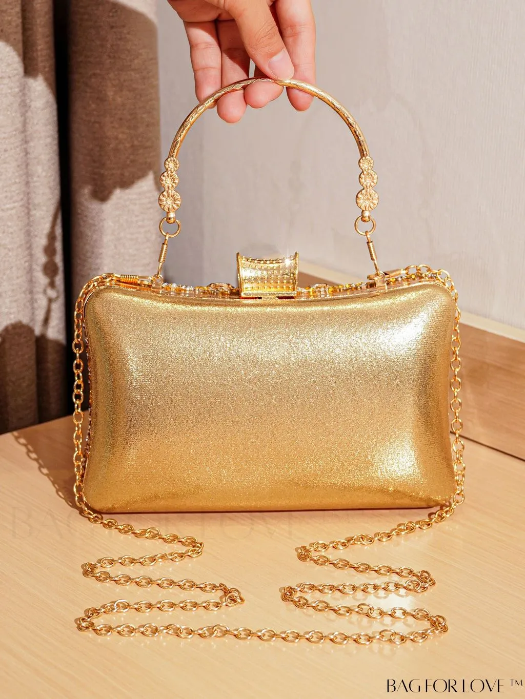 BagForLove - Compact Rhinestone Evening Clutch