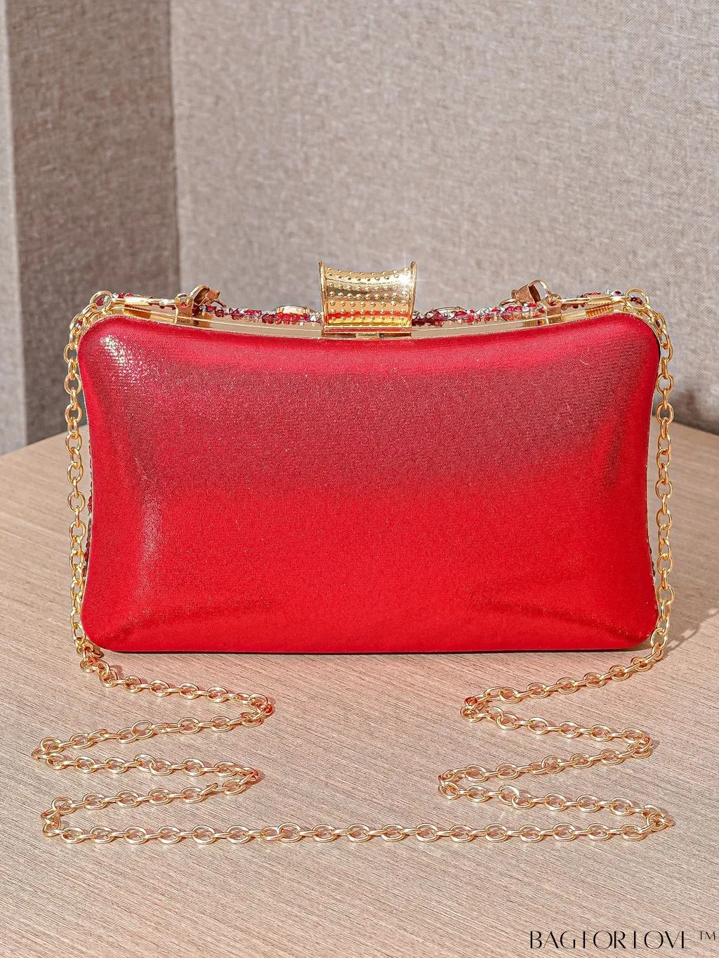 BagForLove - Compact Rhinestone Evening Clutch