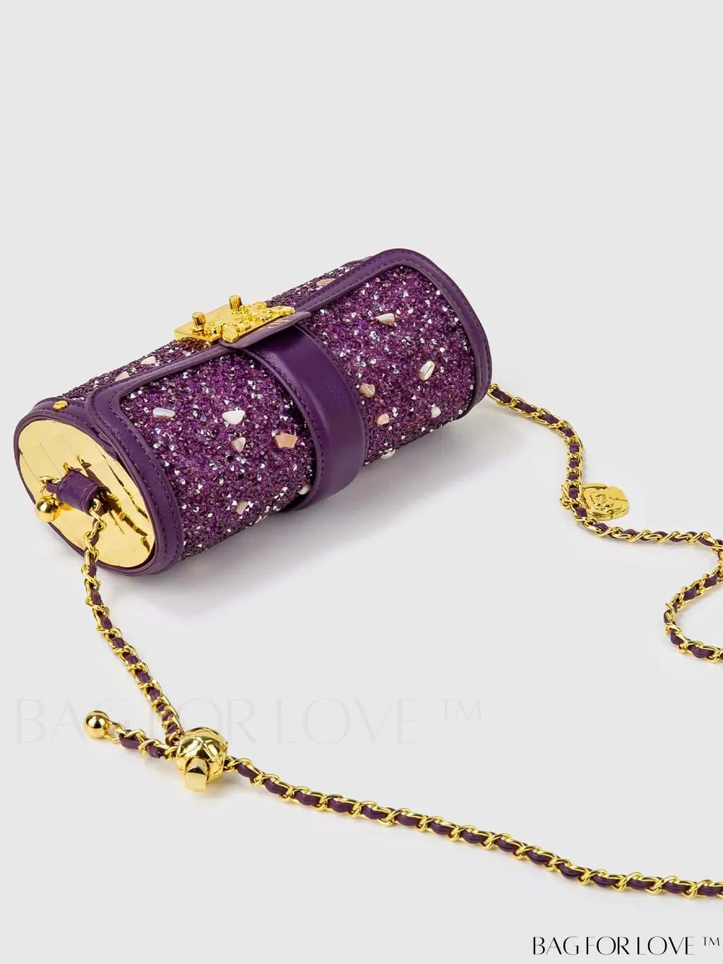 BagForLove - Compact Sequin Flap Square Bag - Chic and Glamorous