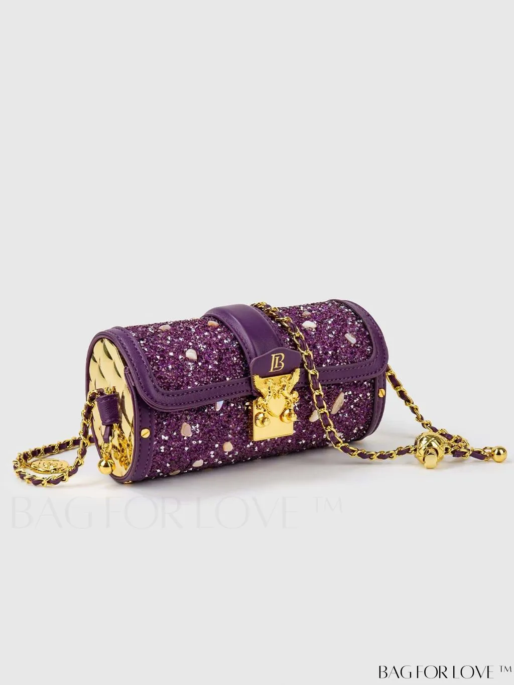 BagForLove - Compact Sequin Flap Square Bag - Chic and Glamorous