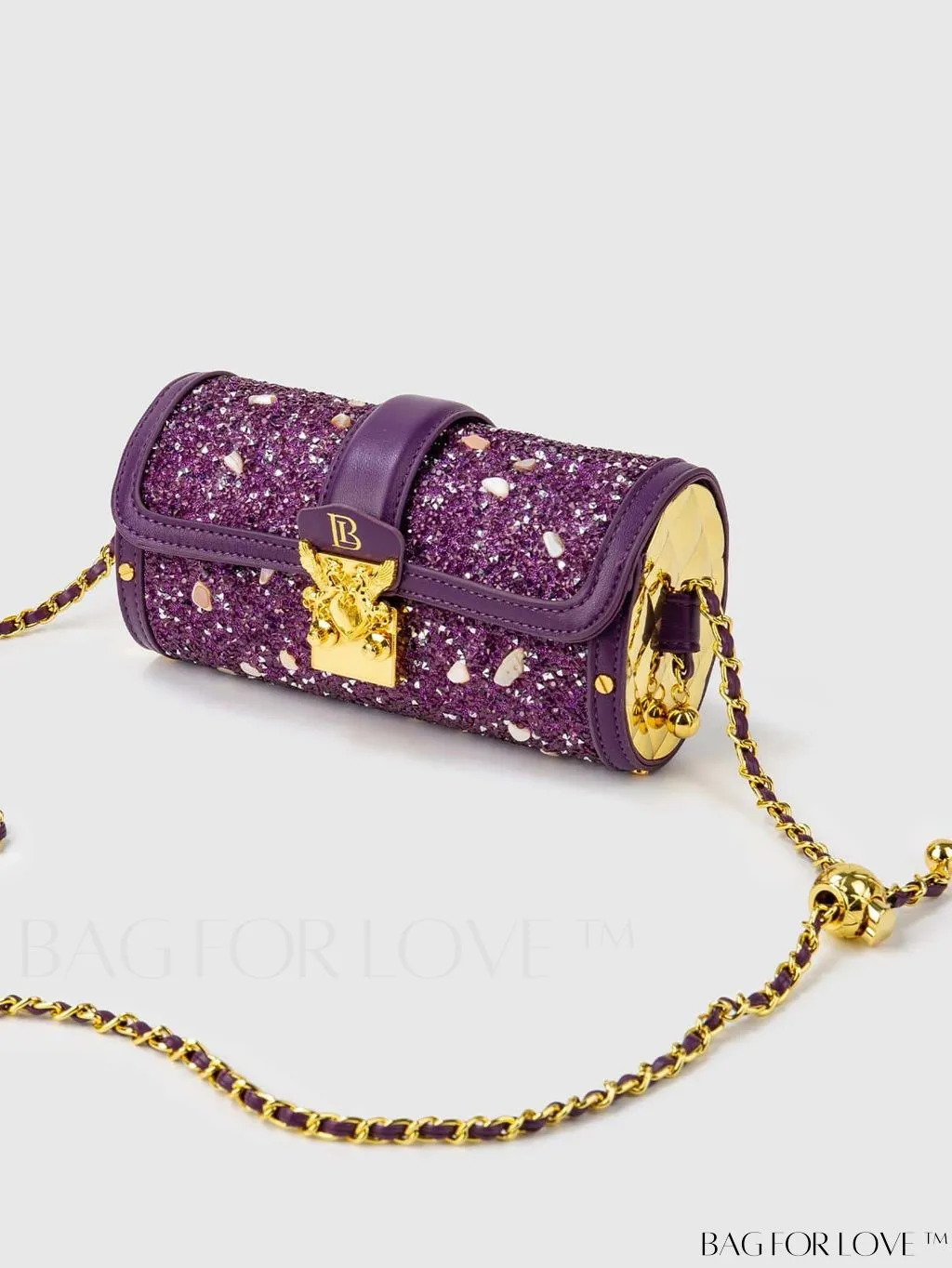 BagForLove - Compact Sequin Flap Square Bag - Chic and Glamorous