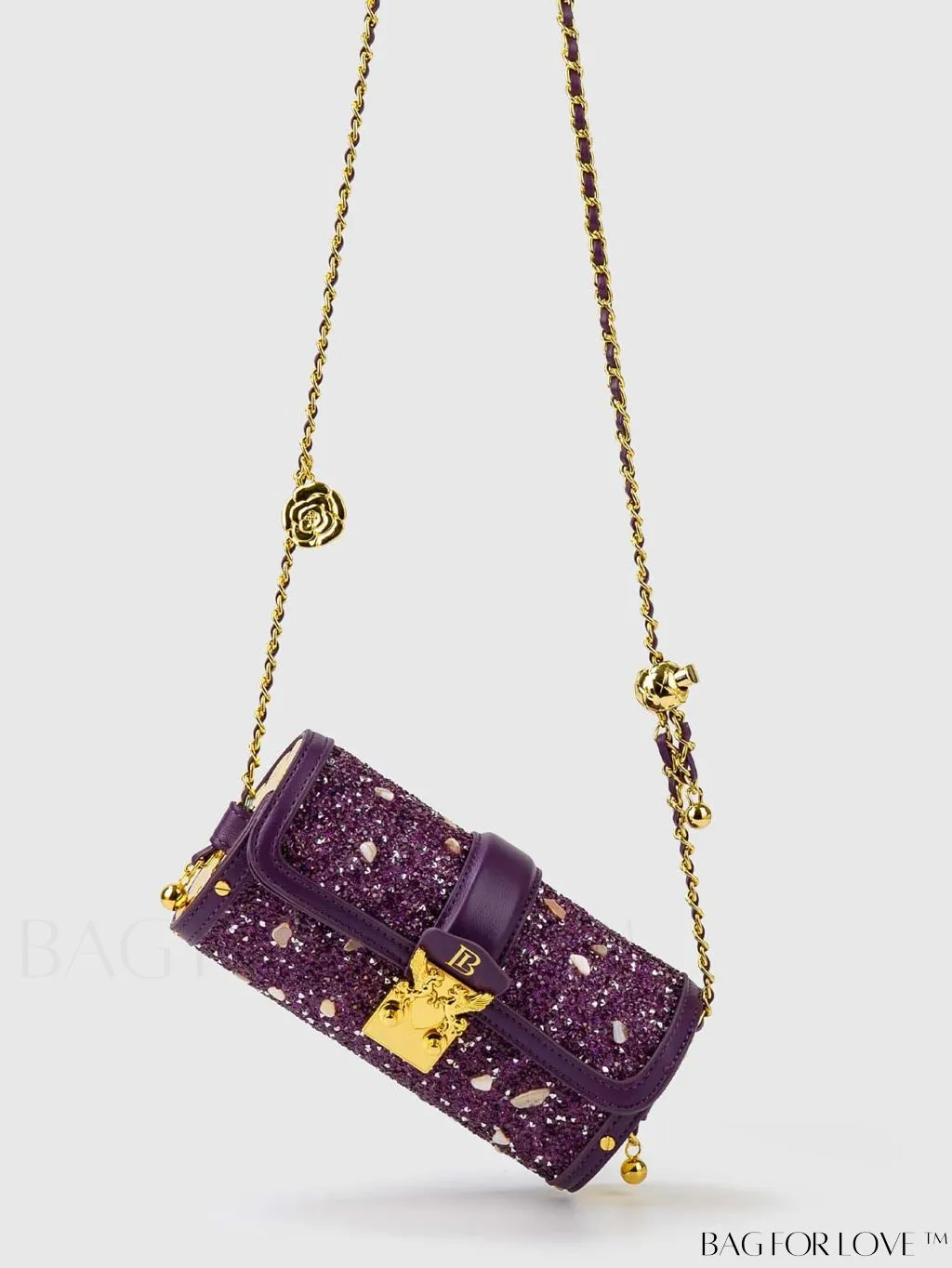 BagForLove - Compact Sequin Flap Square Bag - Chic and Glamorous