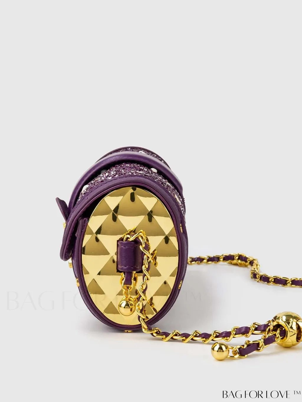 BagForLove - Compact Sequin Flap Square Bag - Chic and Glamorous
