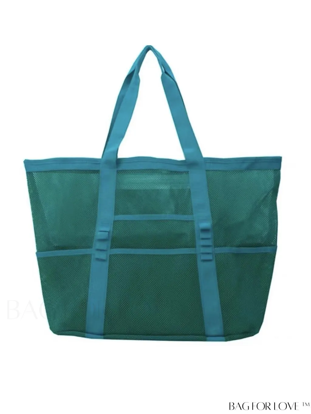 BagForLove - Large Capacity Mesh Beach Bag: Shoulder Tote for Outdoor & Pool