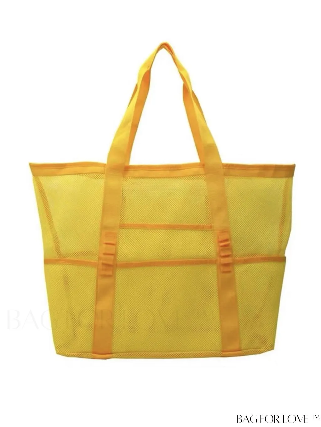 BagForLove - Large Capacity Mesh Beach Bag: Shoulder Tote for Outdoor & Pool