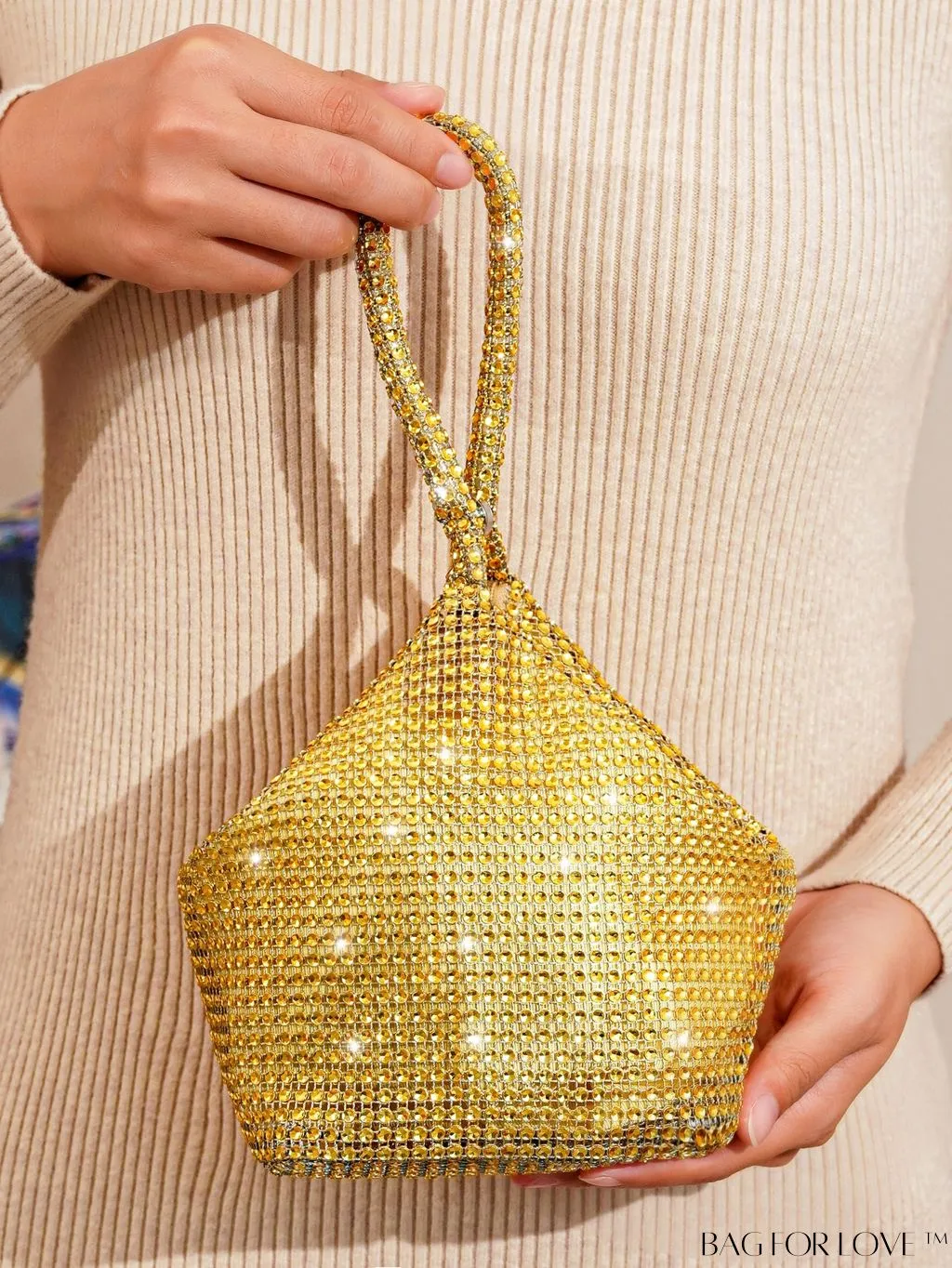 BagForLove - Rhinestone-Adorned Mini Evening Bag: Elegant and Compact