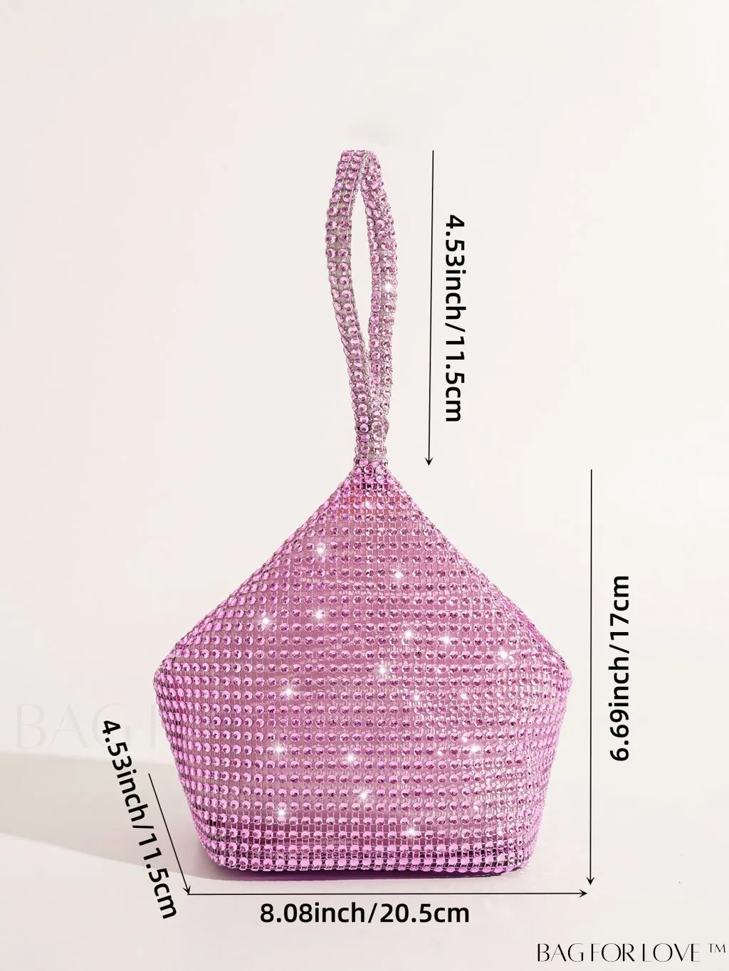 BagForLove - Rhinestone-Adorned Mini Evening Bag: Elegant and Compact