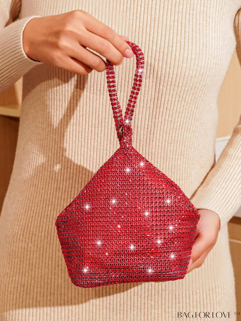 BagForLove - Rhinestone-Adorned Mini Evening Bag: Elegant and Compact
