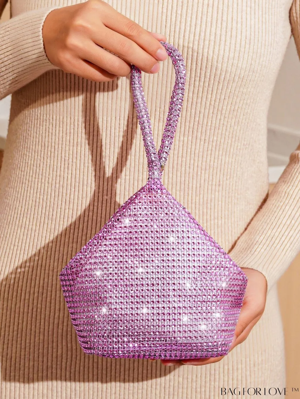 BagForLove - Rhinestone-Adorned Mini Evening Bag: Elegant and Compact