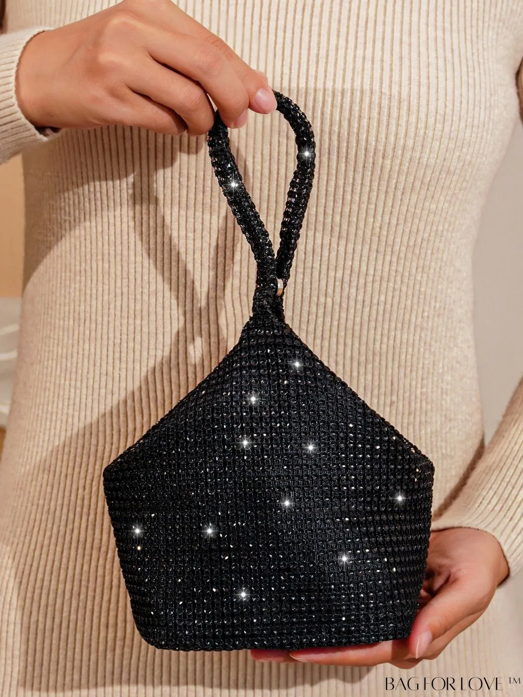 BagForLove - Rhinestone-Adorned Mini Evening Bag: Elegant and Compact