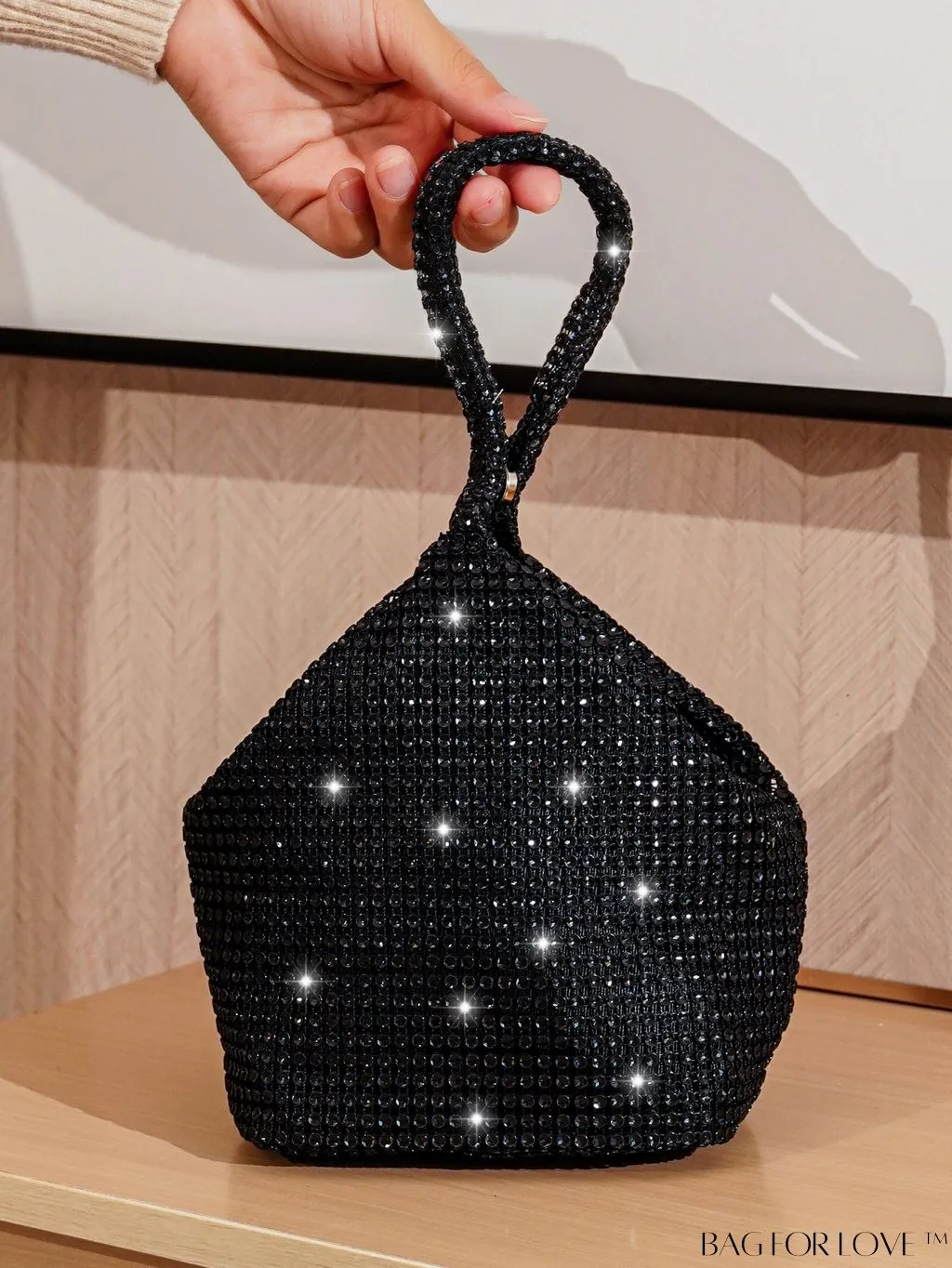 BagForLove - Rhinestone-Adorned Mini Evening Bag: Elegant and Compact