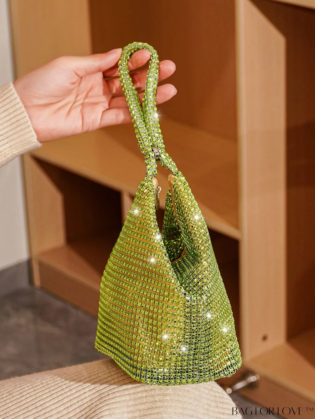 BagForLove - Rhinestone-Adorned Mini Evening Bag: Elegant and Compact