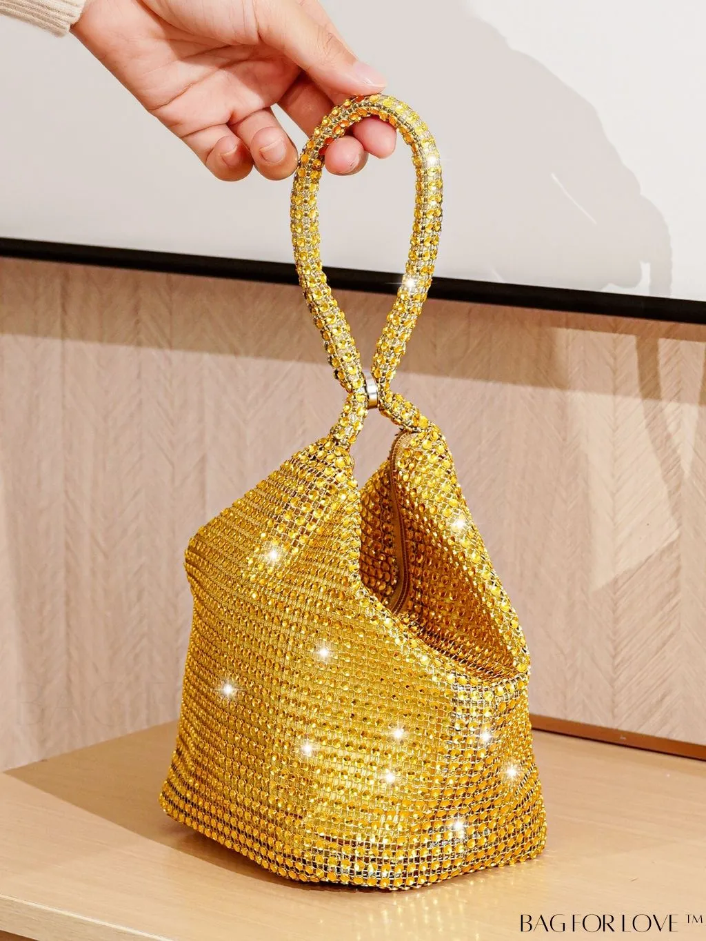 BagForLove - Rhinestone-Adorned Mini Evening Bag: Elegant and Compact